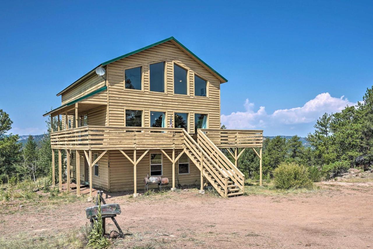 Rustic Florissant Cabin 4 Acres And Mountain View! Exterior photo